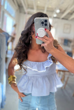 Load image into Gallery viewer, Square Neck Ruffled Top