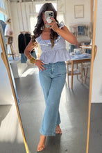 Load image into Gallery viewer, Square Neck Ruffled Top
