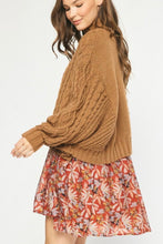 Load image into Gallery viewer, Cable Knit Buttoned Sweater