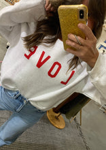 Load image into Gallery viewer, LOVE Mom Crop Sweatshirt