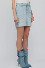 Load image into Gallery viewer, Denim Mini Skirt