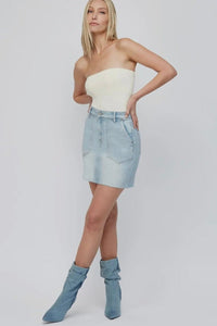 Denim Mini Skirt