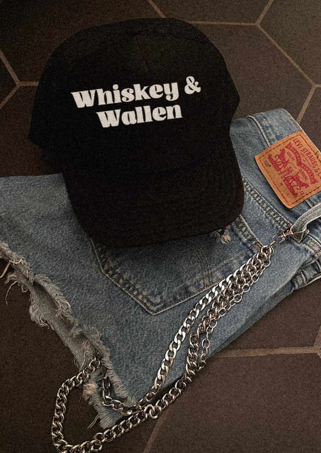Whiskey + Wallen Trucker Hat