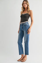 Load image into Gallery viewer, Mid Rise Straight Jeans