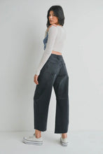 Load image into Gallery viewer, Woman wearing a white cropped sweater and dark jeans on a plain background