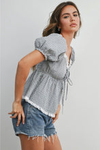 Load image into Gallery viewer, Puffed Sleeve Babydoll Top