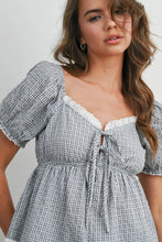 Load image into Gallery viewer, Puffed Sleeve Babydoll Top