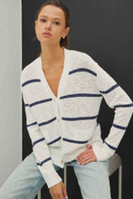 Load image into Gallery viewer, Lightweight Striped Cardigan