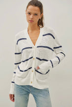 Load image into Gallery viewer, Lightweight Striped Cardigan