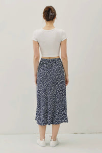 Simple Ditsy Midi Skirt