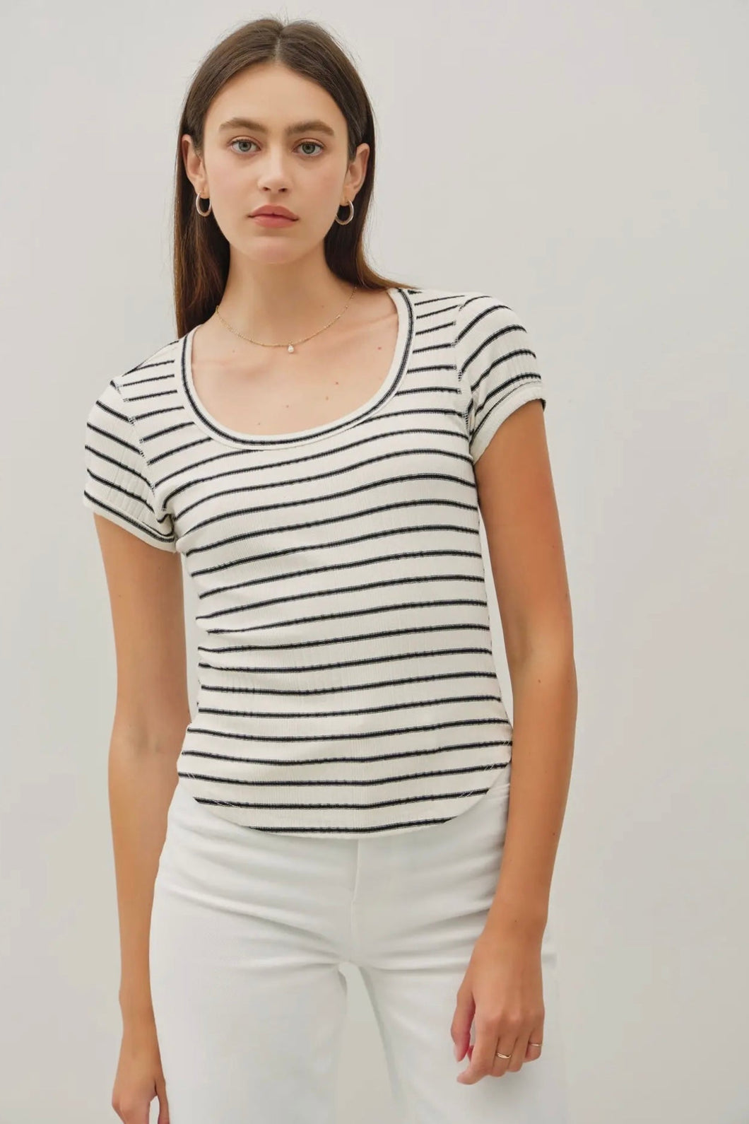 Ribbed Tee