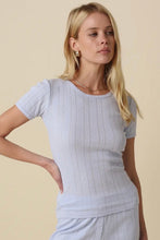 Load image into Gallery viewer, Pointelle Tee