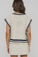 Load image into Gallery viewer, Collegiate Cable Knit Vest