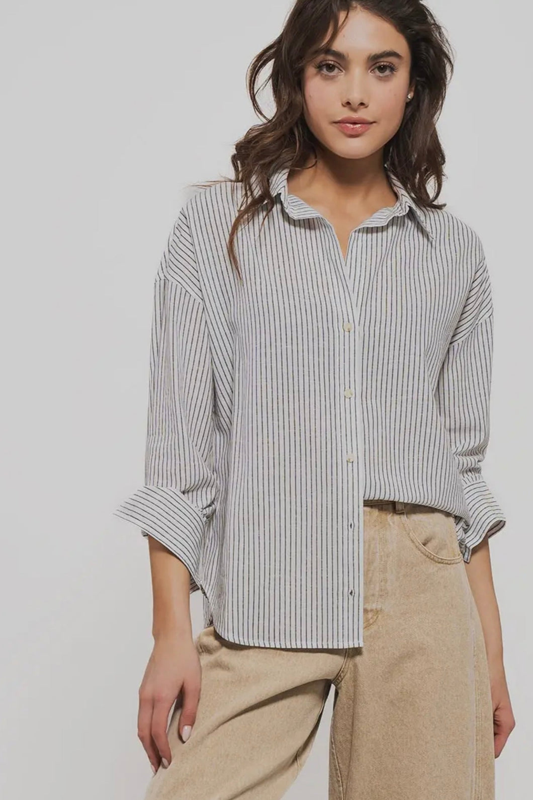 Classic Linen Button Down