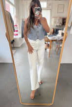 Load image into Gallery viewer, Patch Pocket Wide Leg Jeans