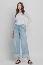 Load image into Gallery viewer, Wide Leg Cuffed Jean