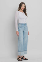 Load image into Gallery viewer, Wide Leg Cuffed Jean