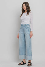 Load image into Gallery viewer, Wide Leg Cuffed Jean