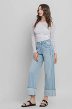 Load image into Gallery viewer, Wide Leg Cuffed Jean