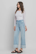 Load image into Gallery viewer, Wide Leg Cuffed Jean