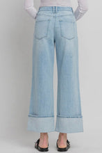 Load image into Gallery viewer, Wide Leg Cuffed Jean