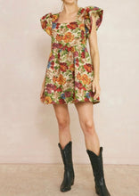 Load image into Gallery viewer, Floral jacquard Dress