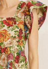 Load image into Gallery viewer, Floral Jacquard Dress