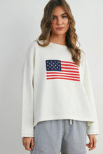 Load image into Gallery viewer, American Flag Sweater