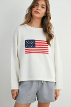 Load image into Gallery viewer, American Flag Sweater