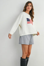Load image into Gallery viewer, American Flag Sweater