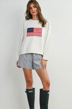 Load image into Gallery viewer, American Flag Sweater