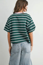 Load image into Gallery viewer, Striped Boxy Tee