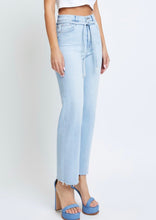 Load image into Gallery viewer, Tie Waist Straight Jeans