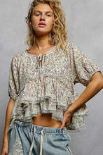 Load image into Gallery viewer, Ruffle + Lace Top