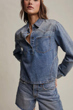 Load image into Gallery viewer, Western Denim Top