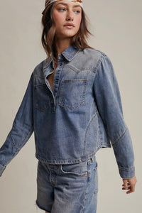 Western Denim Top