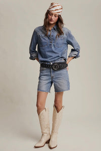 Western Denim Top