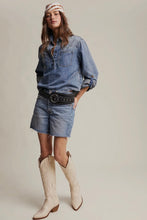 Load image into Gallery viewer, Western Denim Top