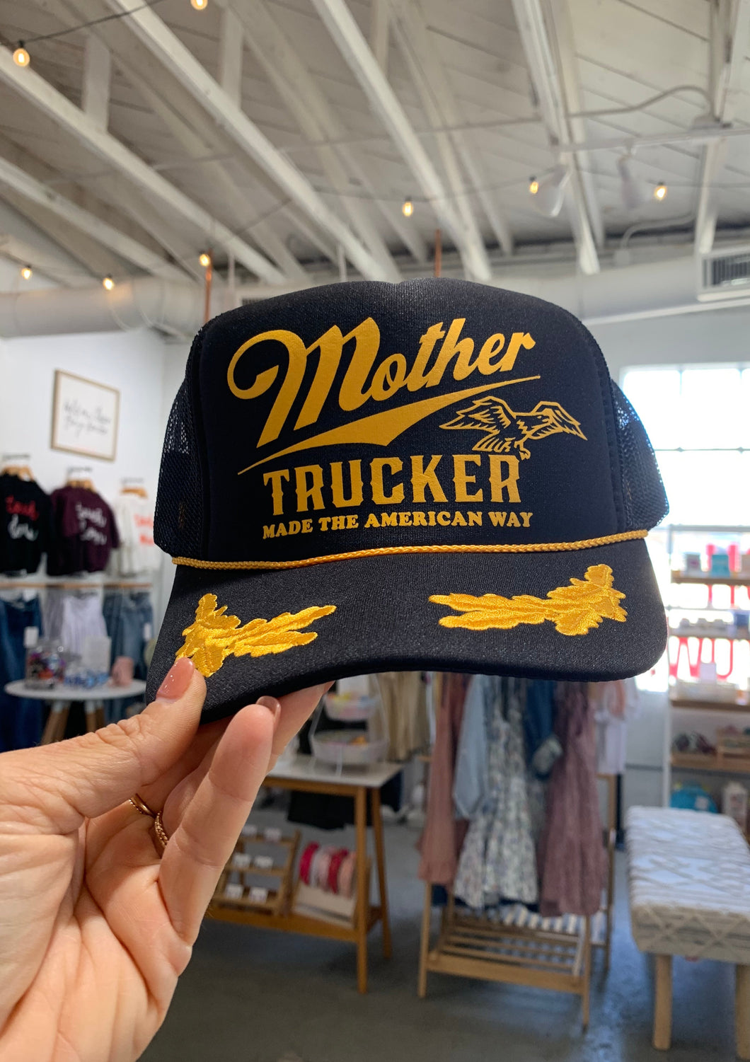 Mother Trucker Captain's Hat