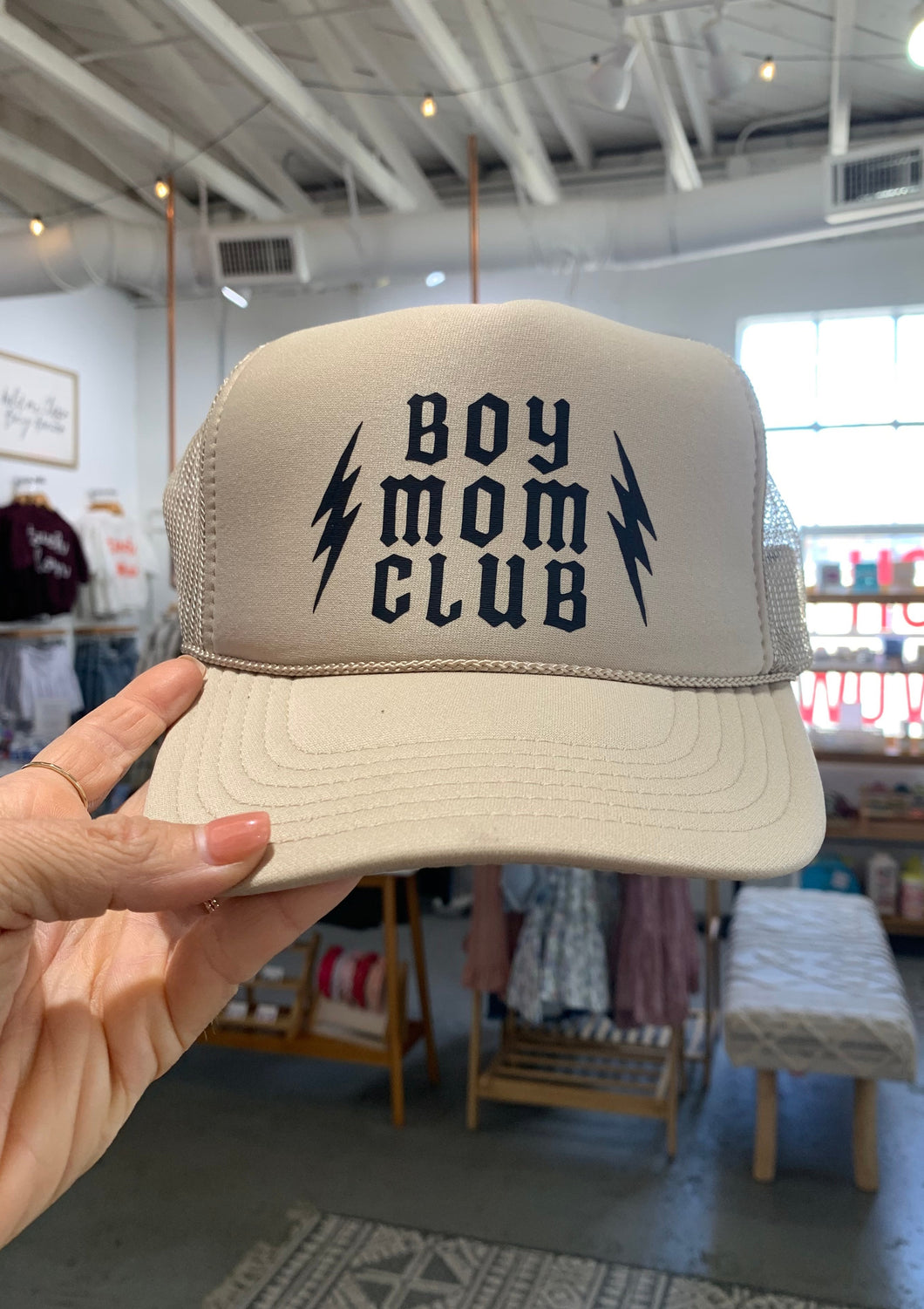 Boy Mom Club Trucker Hat