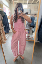 Load image into Gallery viewer, Railroad Striped Barrel Overalls
