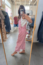 Load image into Gallery viewer, Railroad Striped Barrel Overalls