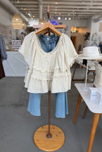 Load image into Gallery viewer, Scoop Neck Tiered Top