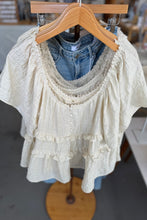 Load image into Gallery viewer, Scoop Neck Tiered Top