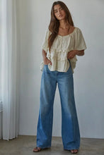 Load image into Gallery viewer, Scoop Neck Tiered Top