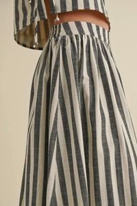 Striped Side Tie Set