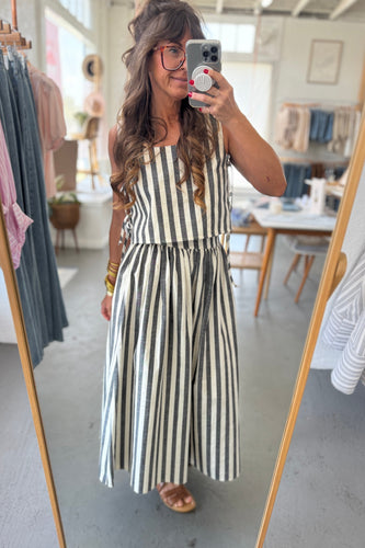 Striped Side Tie Set