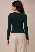Load image into Gallery viewer, Split Neck Tee