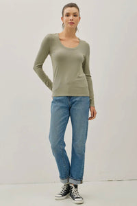 Scoop Neck Tee