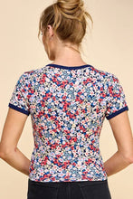 Load image into Gallery viewer, Floral Babydoll Tee